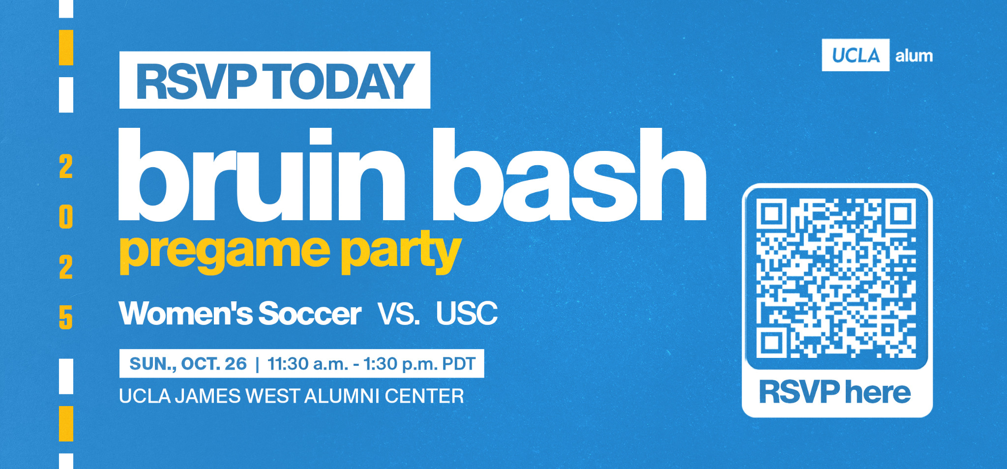 Bruin Bash pregame party videoboard.