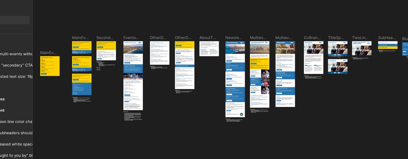 Wide crop of Figma email blocks system.