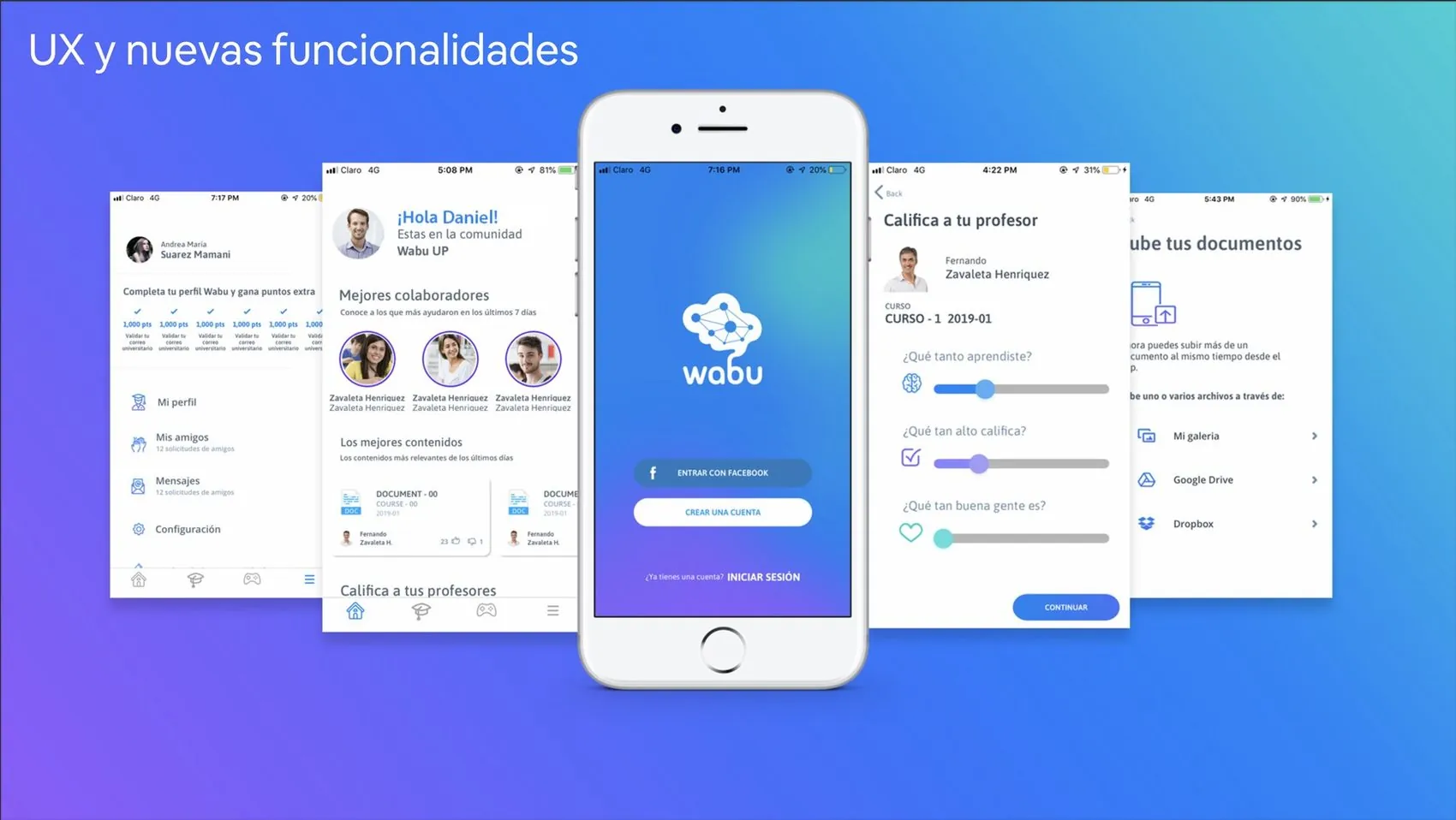 New UX and features — Product · UI system