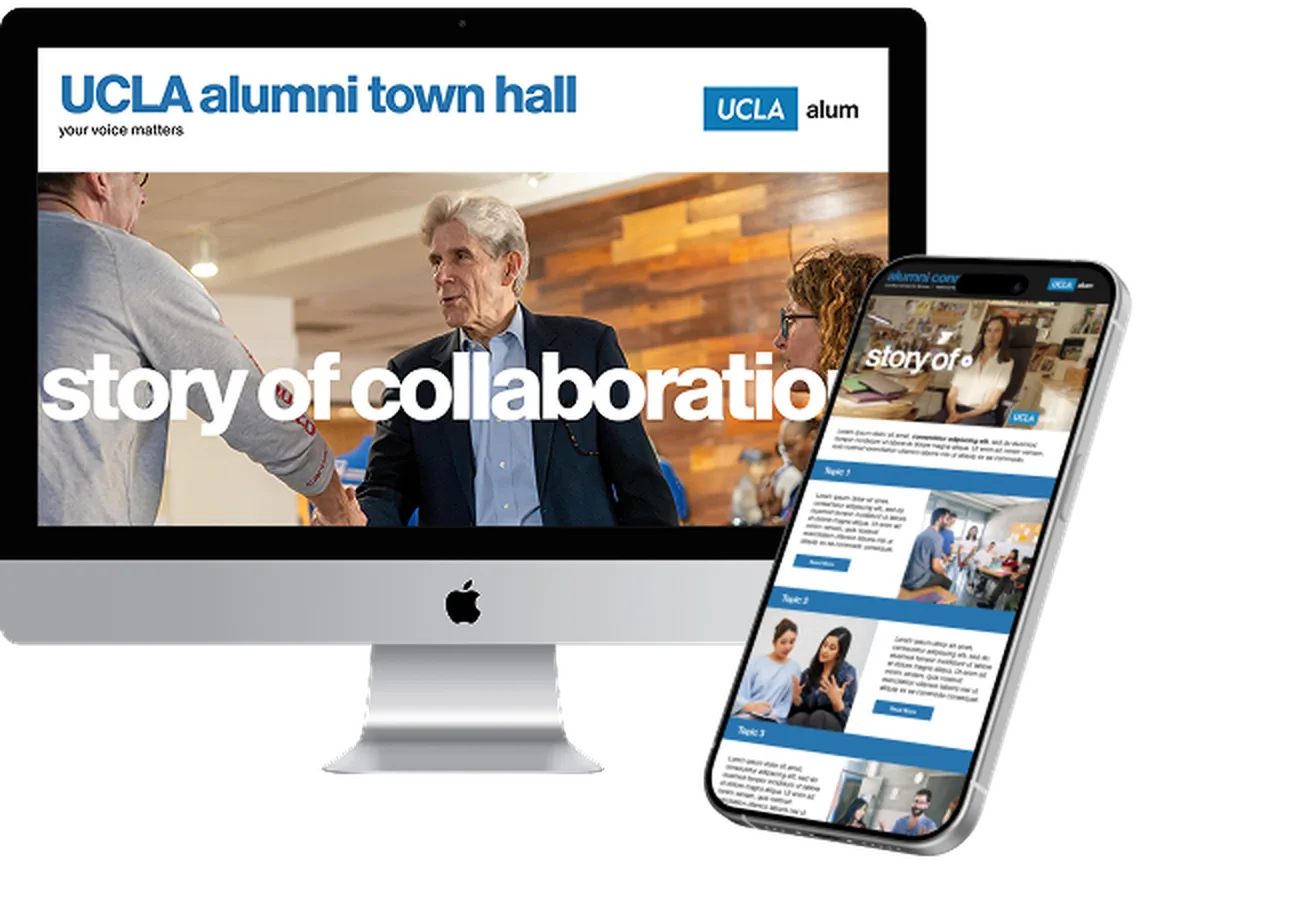 A redesigned alumni email.